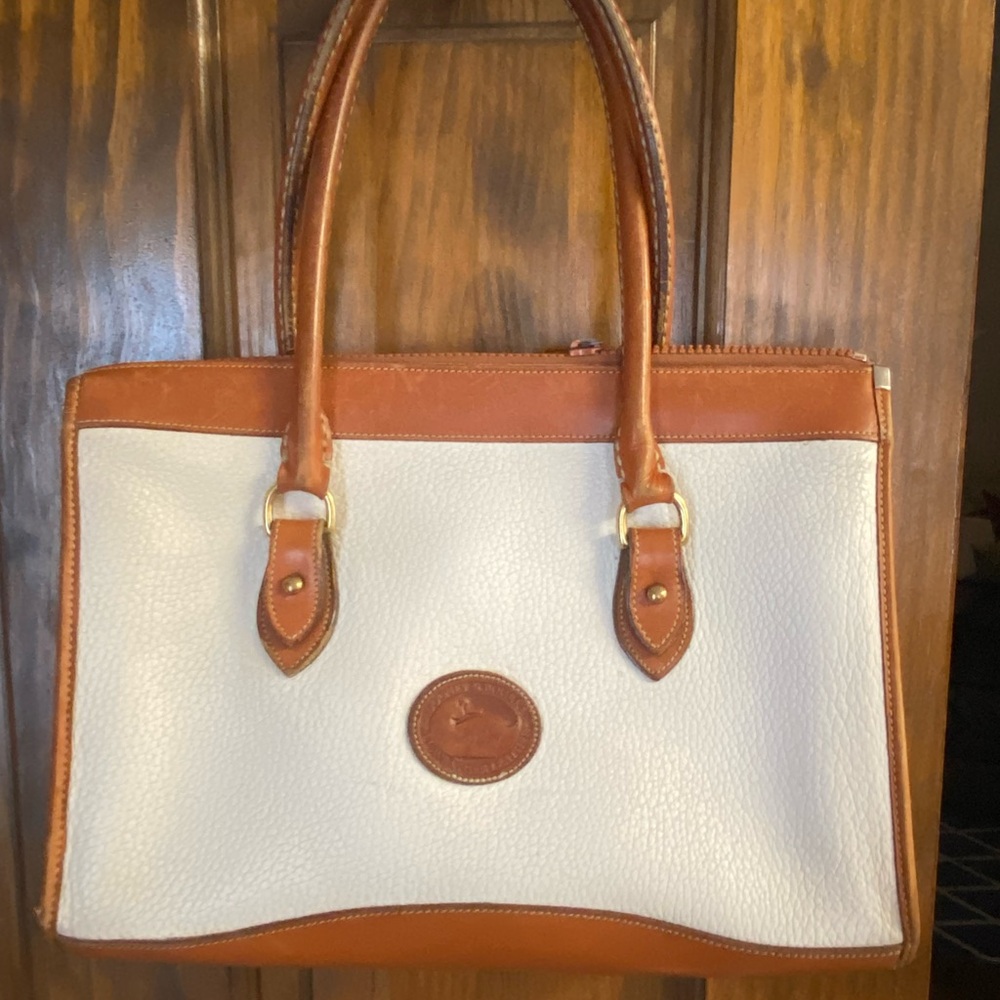 Vintage Dooney & Bourke, satchel leather doc bag